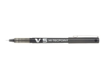 Hi-Tecpoint V5 - Pióro kulkowe z płynnym tuszem - Czarny - Fine