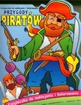 Przygody piratów. Książeczka do naklejania i kolorowania