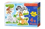 Puzzle 4w1 African Animals *