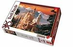 Puzzle 3000  Zimowy Zamek Neuschwanstein, Niemcy