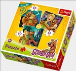 Puzzle 3w1 Scooby Doo. Uwaga duchy!