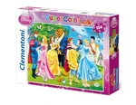 Puzzle Clementoni Super Color Maxi. 104 elementy. Księżniczki *