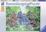 Puzzle 500 Dzieci zwierząt leśnych *