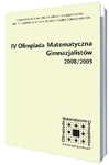 Olimpiada Matematyczna Gimnazjalistów 2008/2009