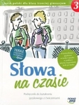 Język polski  GIM KL 3. Podręcznik Kształcenie językowe Słowa na czasie + kod  eduQrsor (2014)
