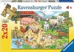 Puzzle 2X24 Zwierzęta na farmie *