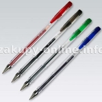 Długopis żelowy, jednorazowy, czarny 0,7mm  GA1030 Titanum