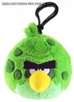 Angry Birds: Space - Plusz brelok: Fat Green Bird *