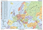 EUROPA MAPA fiz/pol A2 scienna mala-MERIDIAN