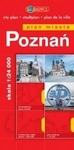 Poznań, Swarzędz, Luboń. Mapa laminowana