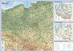 Polska mapa ścienna podręczna