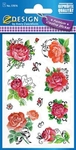 Naklejki papierowe - premium róże (57876)