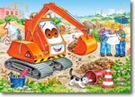 Puzzle. 35 elementów Orange Excavator *
