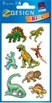 Naklejki papierowe. Dinozaury