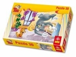Puzzle 30 Tom&Jerry. Owocowa bitwa
