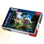 Puzzle  1500 Zamek Moyland, Północna Nadrenia-Westfalia, Niemcy