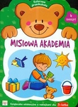 Misiowa Akademia zeszyt 4 Książeczka edukacyjna z naklejkami dla 3-latka