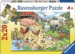Puzzle 2x20 Zwierzęta na wsi *