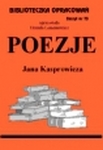 Poezje Jana Kasprowicza Zeszyt 73