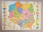 Podkładka na biurko - Mapa administracyjna Polski