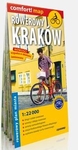 Rowerowy Kraków laminowany rowerowy plan miasta