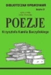 Poezje Krzysztofa Kamila Baczyńskiego Zeszyt 31