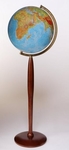 Globus 420 fizyczny, drewniana wysoka stopka, cięciwa aluminiowa