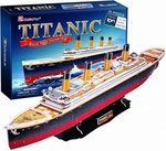 Puzzle 3D Statek Titanic (zestaw XL) -113 elementów