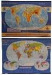 Świat Mapa podręczna fizyczyczno-administracyjna