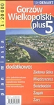 Gorzów Wielkopolski plus 5 plan miasta