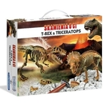 Skamienialosci trex I triceratops *