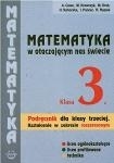Matematyka LO KL 3. Podręcznik zakres rozszerzony. Matematyka w otaczającym nas świecie
