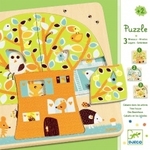 Puzzle dla najmłodszych 3 plansze-Drzewo