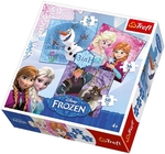 Puzzle 3W1 Frozen. Bohaterowie Krainy Lodu