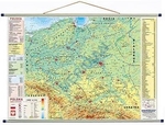 Dwustronna mapa Polski fizyczno-adm. 1:1 000 000
