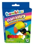 Flamastry 12 kolorów Bambino  (  pisaki )