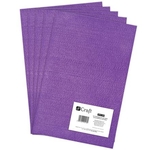 Filc poliestrowy A4, 5 szt. purple (DPFC-009)