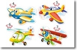 Puzzle 4w1 Funny Planes