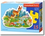 Puzzle 15 elementów Little Deer