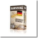Survival - Język niemiecki - minirozmówki i karty do gry 2w1