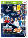 Liga Mistrzów - zestaw startowy UEFA (6 kart+album+boisko+ulotka+lista kontrolna). Zestaw zawiera 1 złotą kartę LE % BPZ *