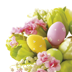 Serwetki TL337000 Bouquet with Eggs Wielkanoc