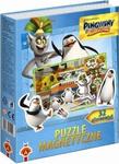 Puzzle magnetyczne. Pingwiny z Madagaskaru serial *