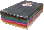 Bibuła marszczona krepa krepina Happy Color 25x200cm - MIX 10 kolorów  cegiełka - 10szt.