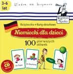 Niemiecki dla dzieci 100 pierwszych słówek Książeczka + Karty obrazkowe