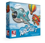 Puzzle 6 samolotów  - Super set of 6 aircrafts. Toy Kraft *