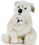 Maskotka niedźwiedź polarny mama 30 cm WWF *