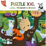 Puzzle XXL mieszkańcy drzewa 2-4 lata Kapitan Nauk