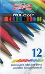 Kredki ołówkowe Koh-I-Noor Progresso bezdrzewne 12 kolorów (8756)