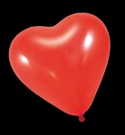 Balony kształty Arpex WALENTYNKI SERCA czerwony (K467) 4 szt. 28cm